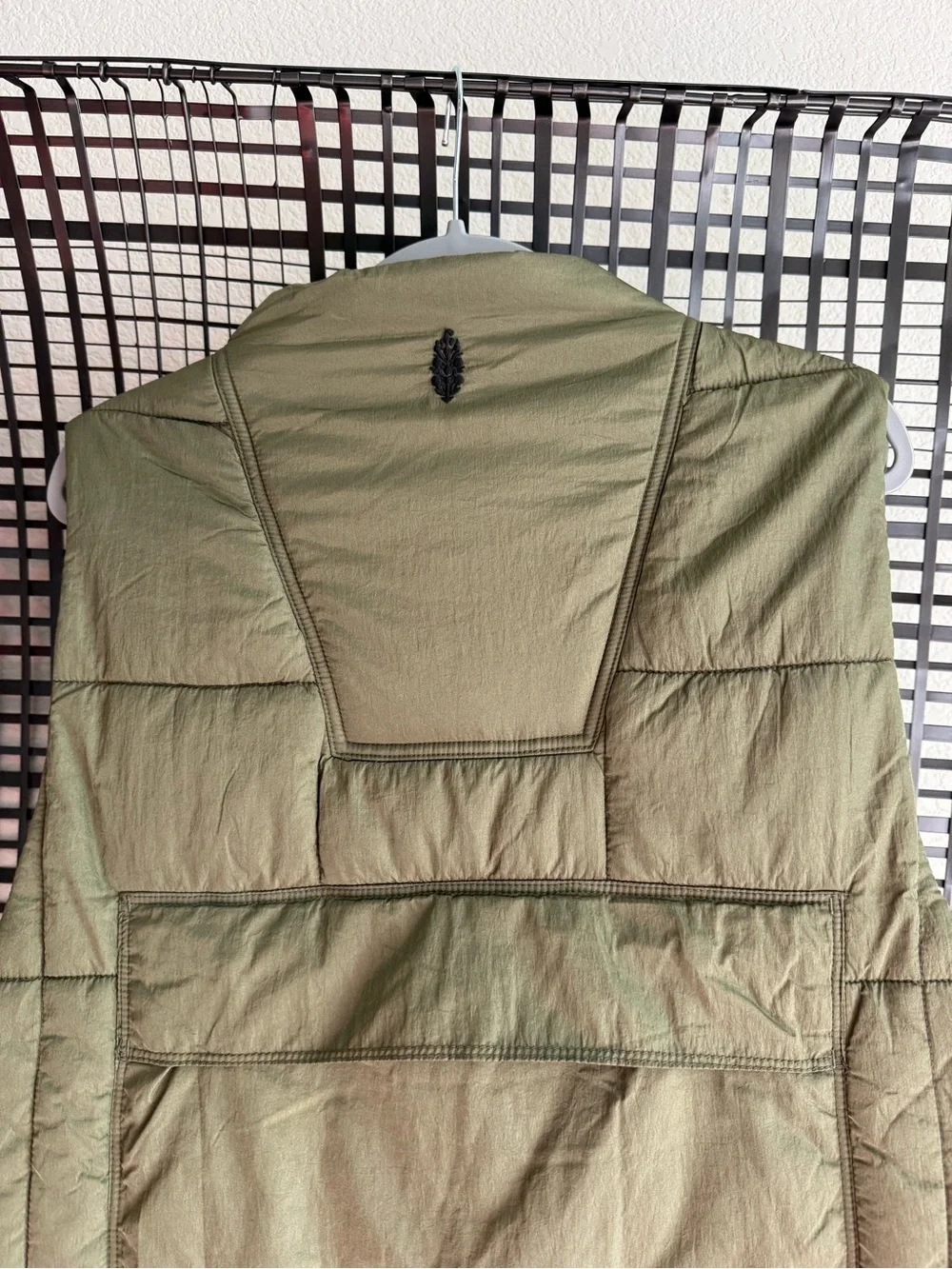 Free people On The Move Packable Puffer Vest seagrass green